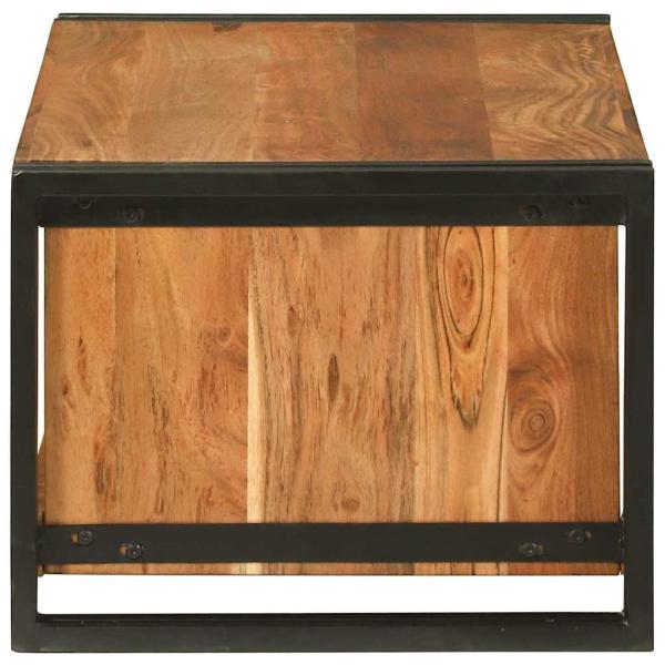 Couchtisch 90x50x38 cm Massivholz Akazie