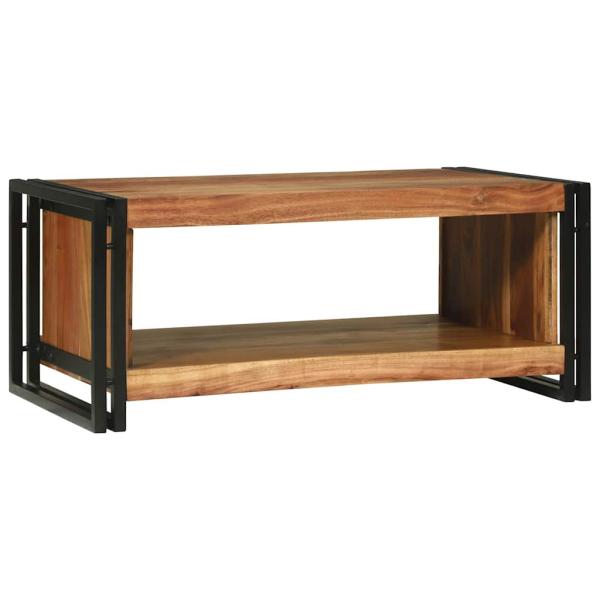 Couchtisch 90x50x38 cm Massivholz Akazie