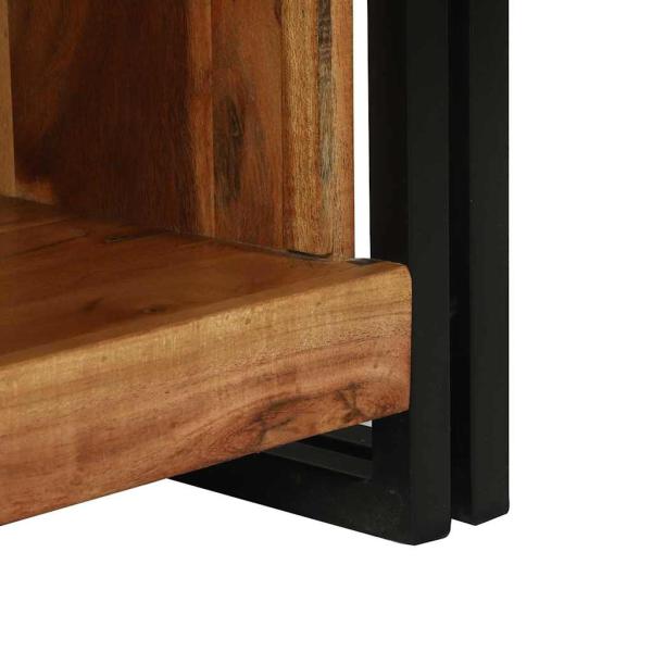 Couchtisch 90x50x38 cm Massivholz Akazie