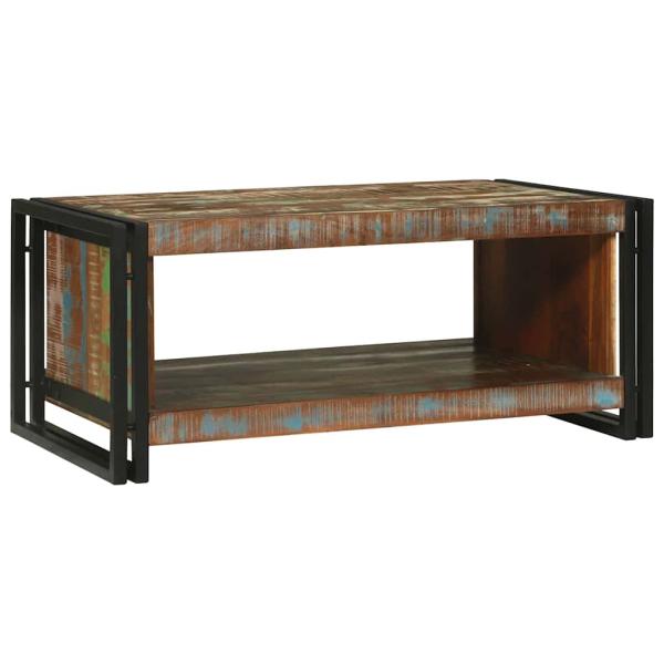 Couchtisch 90x50x38 cm Massivholz Altholz