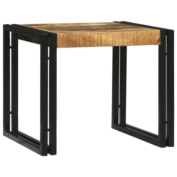 ARDEBO.de - 2-teiliges Couchtisch Set aus massivem grobem Mango-Holz