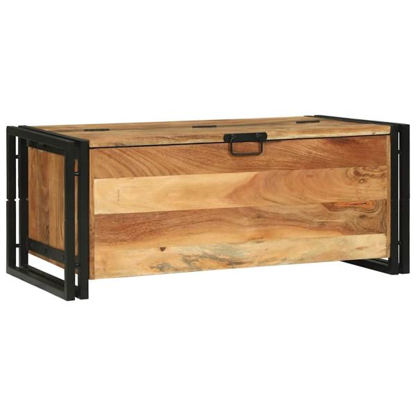 Couchtisch 90x50x38 cm Massivholz Akazie