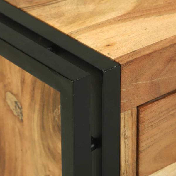 Couchtisch 90x50x38 cm Massivholz Akazie