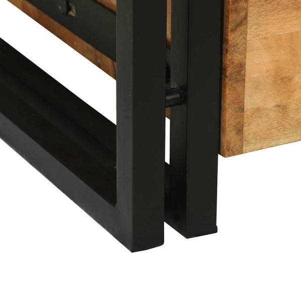 Couchtisch 90x50x38 cm Massivholz Akazie