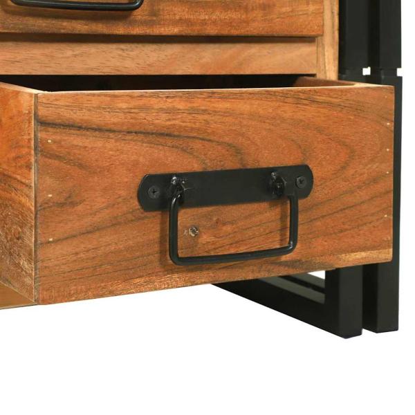 Couchtisch 90x50x38 cm Massivholz Akazie