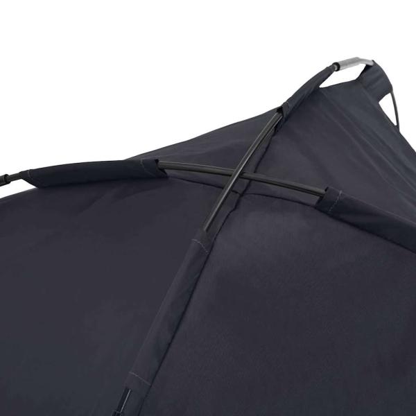 Erhöhtes Hundebett Schwarz Polyester, Metallrahmen