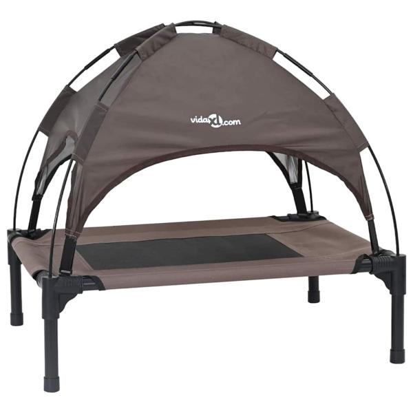 Erhöhtes Hundebett Braun Metall 76 x 62 x 70,5 cm