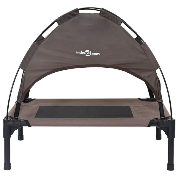 Erhöhtes Hundebett Braun Metall 76 x 62 x 70,5 cm