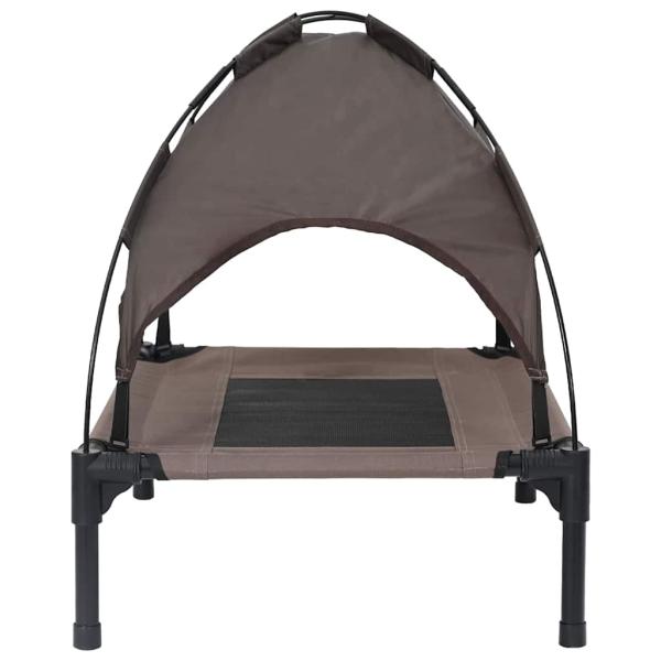 Erhöhtes Hundebett Braun Metall 76 x 62 x 70,5 cm