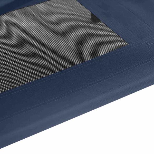 Erhöhtes Hundebett Marineblau Stahl, Nylon 76 x 62 x 70.5 cm