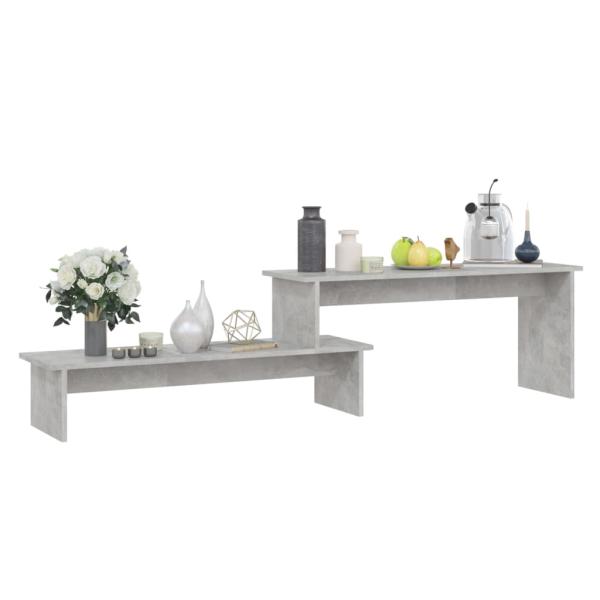 TV-Schrank Betongrau 180x30x43 cm Holzwerkstoff