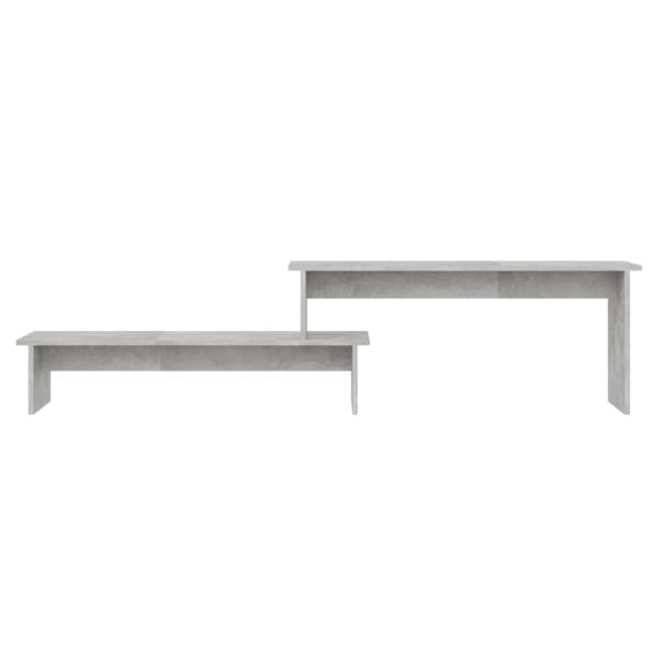 TV-Schrank Betongrau 180x30x43 cm Holzwerkstoff