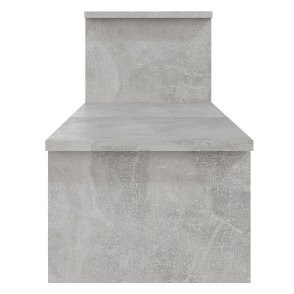 TV-Schrank Betongrau 180x30x43 cm Holzwerkstoff