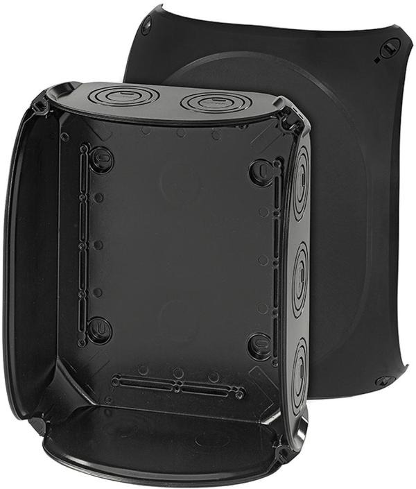 ARDEBO.de Hensel KF2500B Kabelabzweigkasten bis 25 mm², schwarz (62000070)
