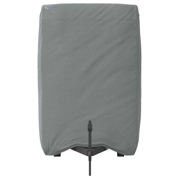 Schutzhülle für Pferdeanhänger Grau 396x178x250 cm Vliesstoff