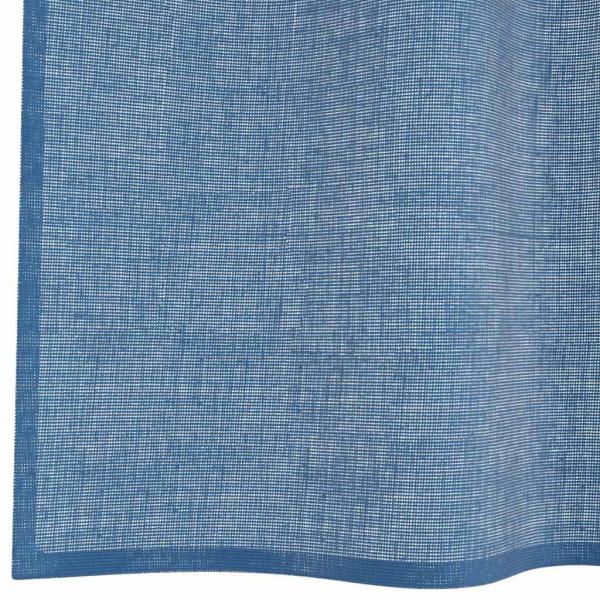 Voile Vorhänge mit Stangentaschen 2 Stk. Königsblau