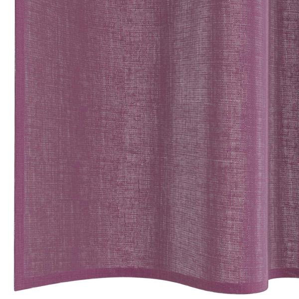 Voile Vorhänge mit Stangentaschen 2 Stk. Lila