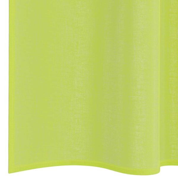 Voile Vorhänge mit Stangentaschen 2 Stk. Apfelgrün