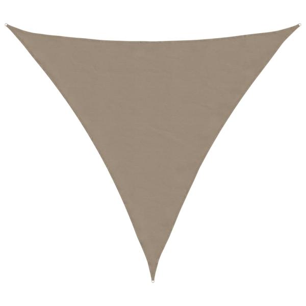Sonnensegel Taupe 2x2x2 m 100% Polyester Oxford