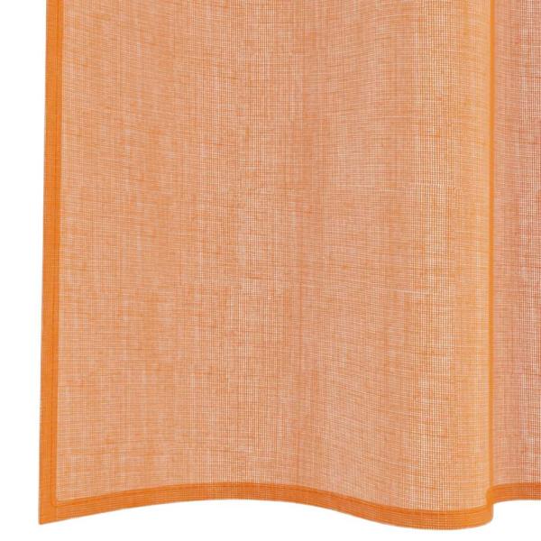Voile Vorhänge mit Stangentaschen 2 Stk. Terrakotta