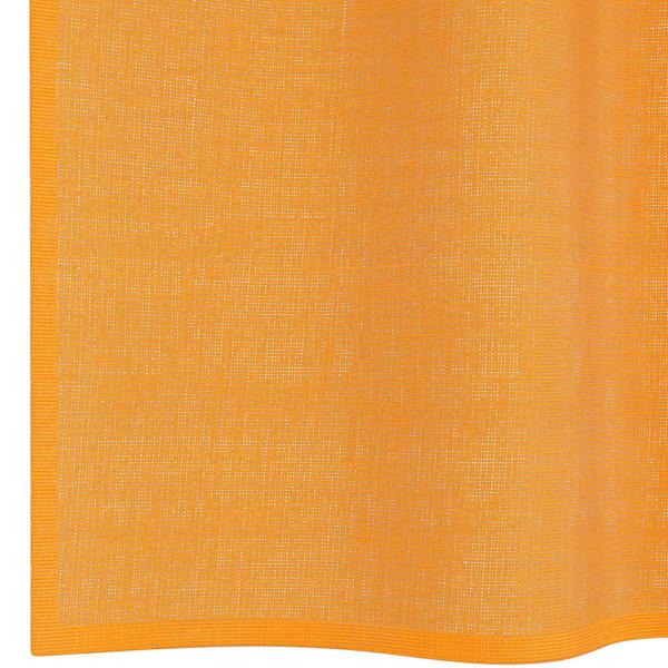 Voile Vorhänge mit Schlaufen 2 Stk. Orange 140x175 cm