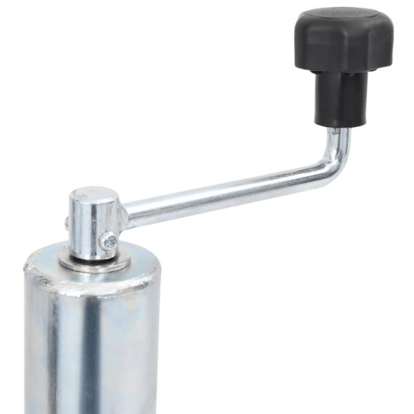 Stützrad für Anhänger mit Klemme 60 mm Verzinkter Stahl