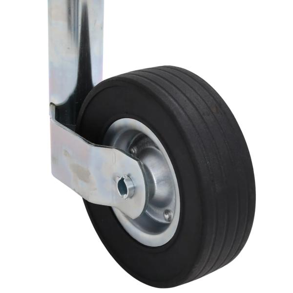 Stützrad für Anhänger mit Klemme 60 mm Verzinkter Stahl