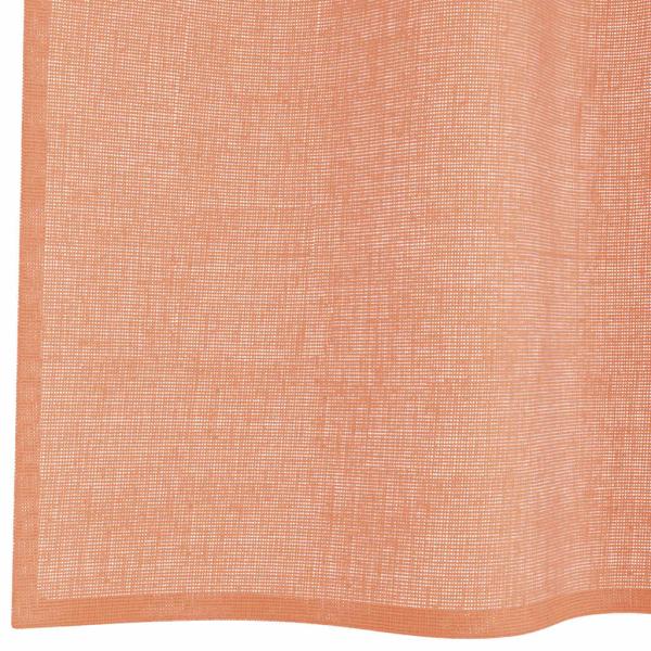 Voile Vorhänge mit Stangentaschen 2 Stk. Terrakotta
