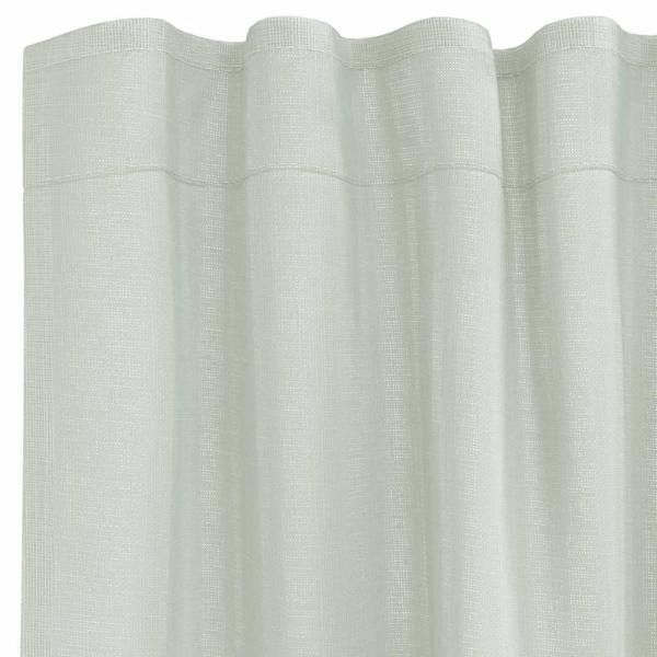 Voile Vorhänge mit Stangentaschen 2 Stk. Hellgrau