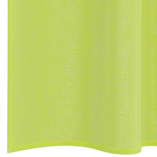 Voile Vorhänge mit Stangentaschen 2 Stk. Apfelgrün