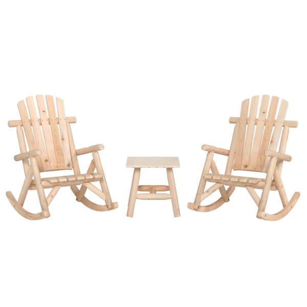 ARDEBO.de - 3-tlg. Garten-Lounge-Set Massivholz Fichte