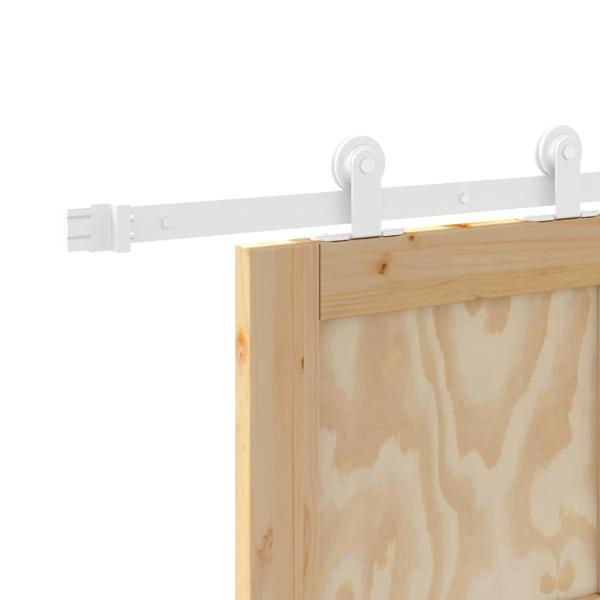 Schiebetür mit Hardware-Set 'ORKDAL'Massivholz Kiefer