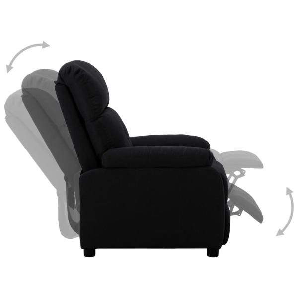 Relaxsessel Schwarz Stoff