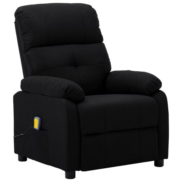 Massagesessel Schwarz Stoff