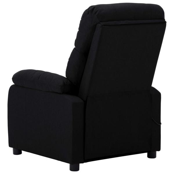 Massagesessel Schwarz Stoff