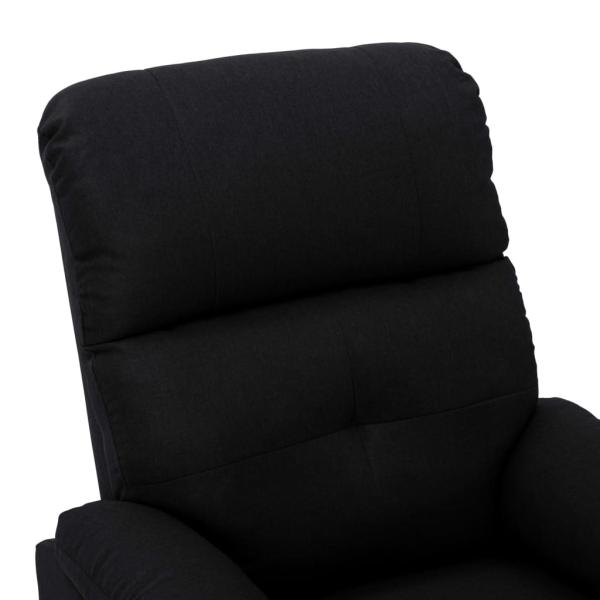 Massagesessel Schwarz Stoff