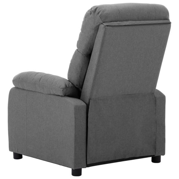 Relaxsessel Hellgrau Stoff