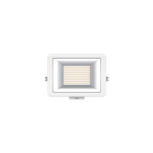 ARDEBO.de Theben theLeda B100L W WH LED-Strahler 100 Watt, Wandmontage außen, weiß, Bewegungsmelder optional, 3000 K (warmweiß) 1020698