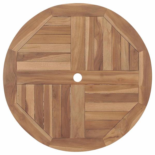 ARDEBO.de - 3-teiliges klappbares Garten Bistro Set aus massivem Akazienholz