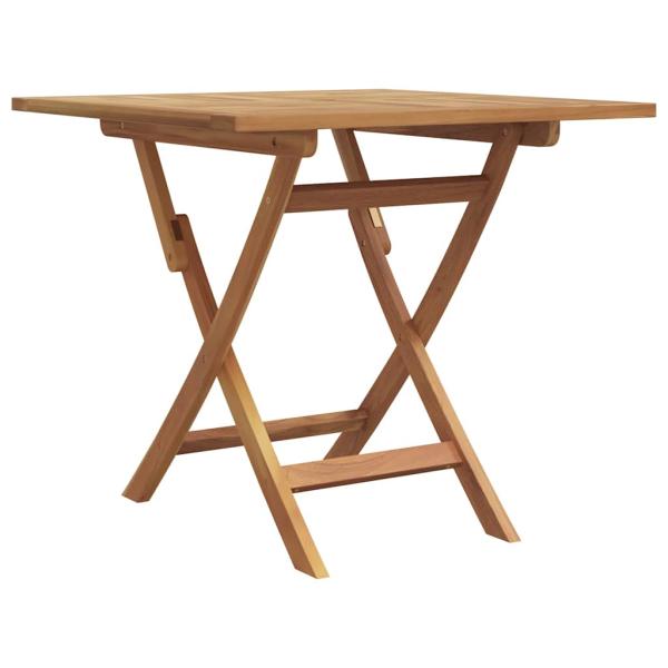 3-teiliges Faltbares Garten Bistro Set aus massivem Akazienholz