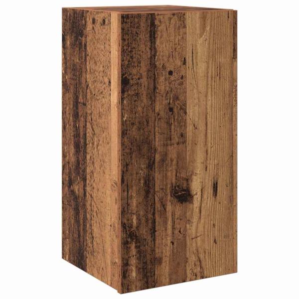 7 Teile TV Schrank Set Wandmontiert Old Wood Engineered Wood
