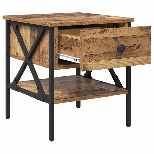 Nachttisch Altholz 40x42x45 cm Holzwerkstoff