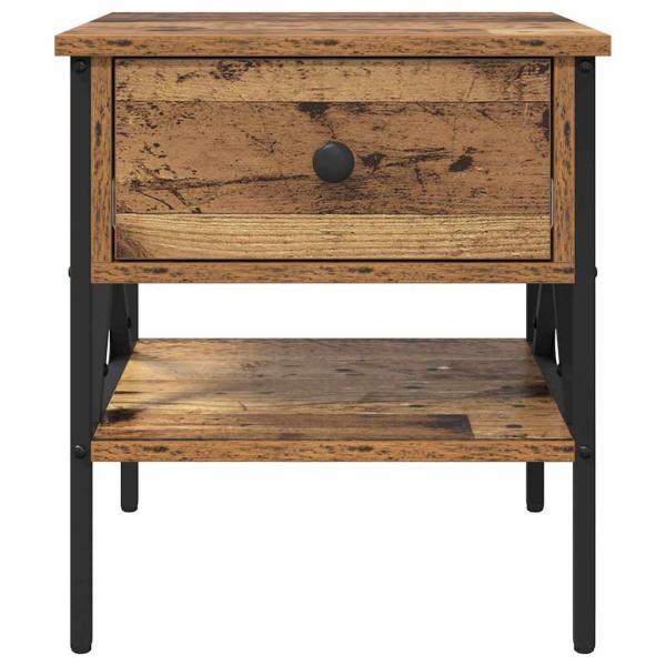 Nachttisch Altholz 40x42x45 cm Holzwerkstoff