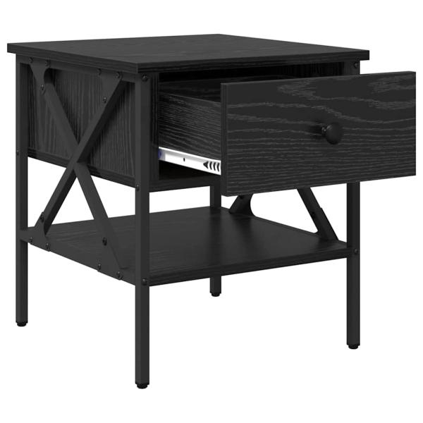 Nachttisch Schwarze Eiche 40x42x45 cm Holzwerkstoff