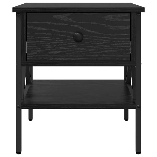 Nachttisch Schwarze Eiche 40x42x45 cm Holzwerkstoff