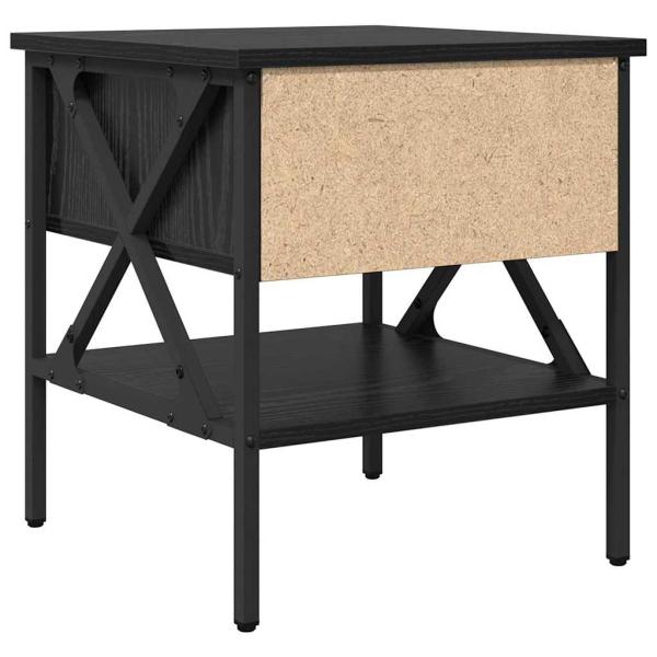 Nachttisch Schwarze Eiche 40x42x45 cm Holzwerkstoff