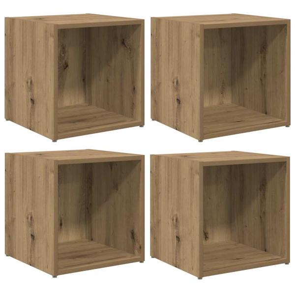 TV-Schrankset 4 stk. Artisan-Eiche Holzwerkstoff