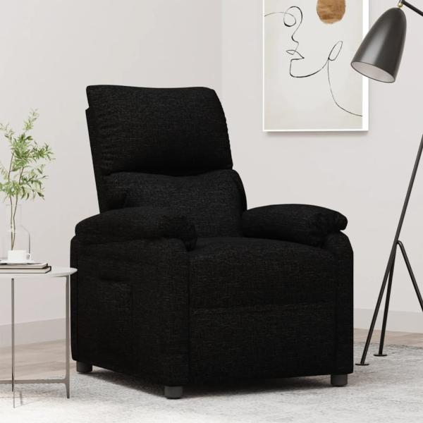 ARDEBO.de - Relaxsessel Schwarz Stoff