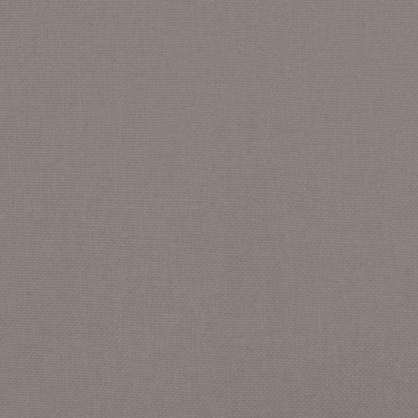 Fußhocker Taupe 51x41x40 cm Stoff