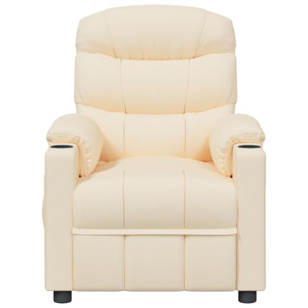 Massagesessel Elektrisch Creme Stoff
